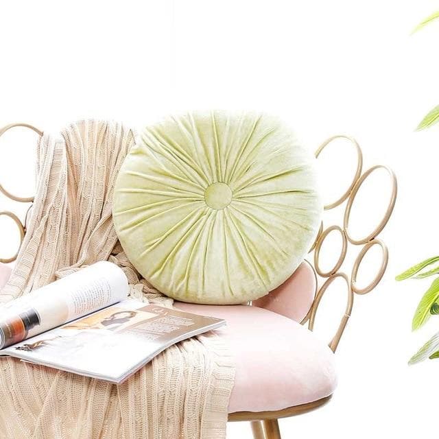 Ronde Sierkussen 38 cm met Elegante Textuur voor Woonkamer