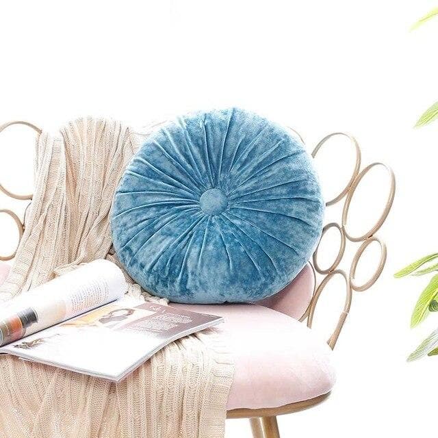 Ronde Sierkussen 38 cm met Elegante Textuur voor Woonkamer