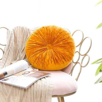 Ronde Sierkussen 38 cm met Elegante Textuur voor Woonkamer