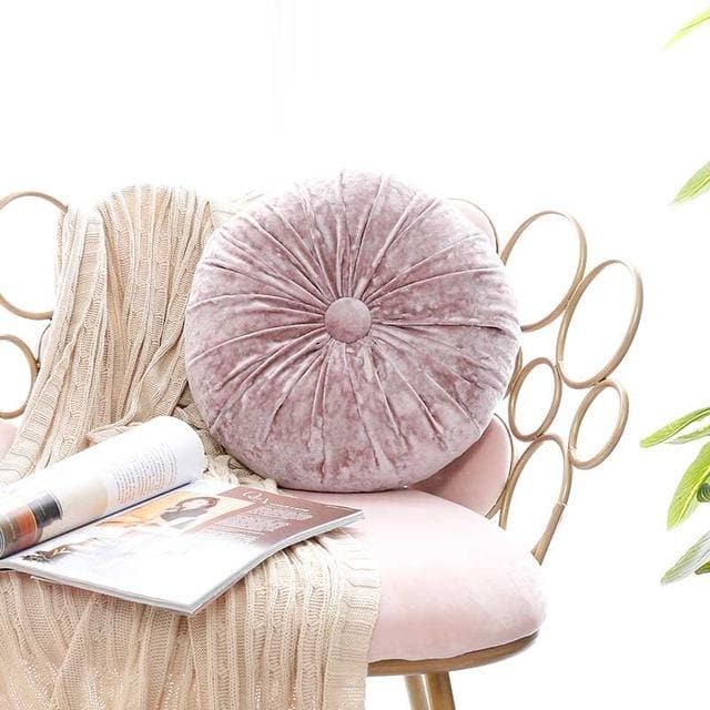 Ronde Sierkussen 38 cm met Elegante Textuur voor Woonkamer
