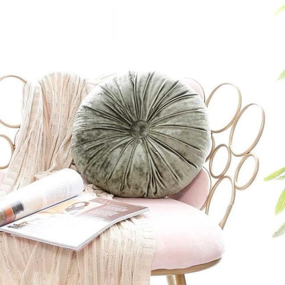 Ronde Sierkussen 38 cm met Elegante Textuur voor Woonkamer