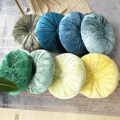 Ronde Sierkussen 38 cm met Elegante Textuur voor Woonkamer