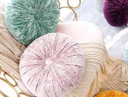 Ronde Sierkussen 38 cm met Elegante Textuur voor Woonkamer