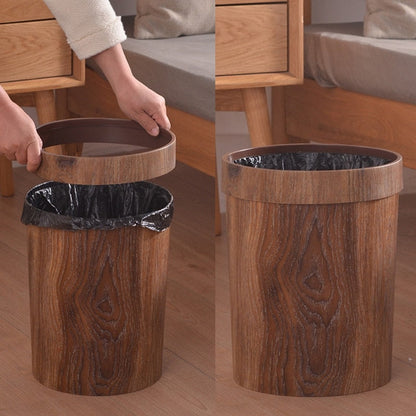 Scandinavische Prullenbak 10 Liter met Deksel – Cilindrisch Design