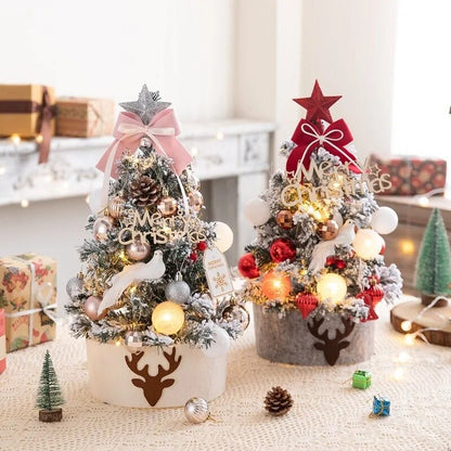Tafelkerstboom 45 cm – Compacte Kerstdecoratie met Decoratieset