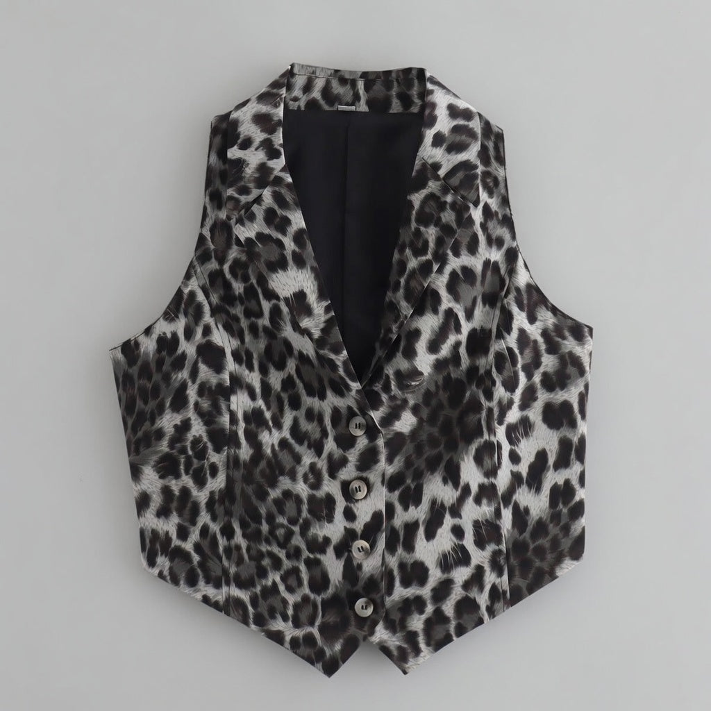 Veloria dames gilet met knoopsluiting elegant licht getailleerd
