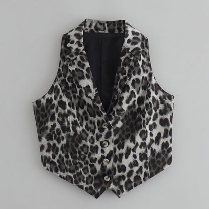 Veloria dames gilet met knoopsluiting elegant licht getailleerd