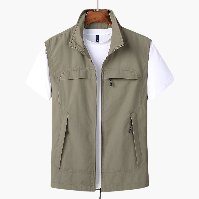 Heren Vest Moderne Casual Stijl Functioneel Zonder Mouwen – Perfect voor Laag-over-Laag en Vrije Tijd