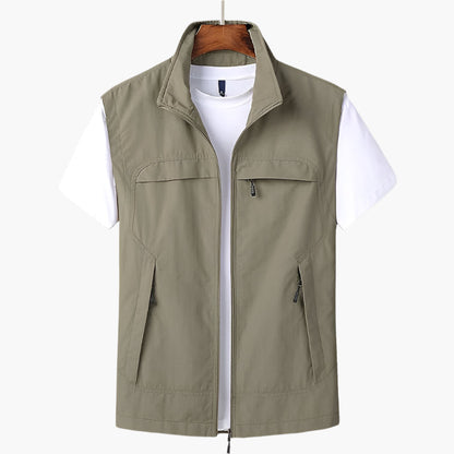 Heren Vest Moderne Casual Stijl Functioneel Zonder Mouwen – Perfect voor Laag-over-Laag en Vrije Tijd