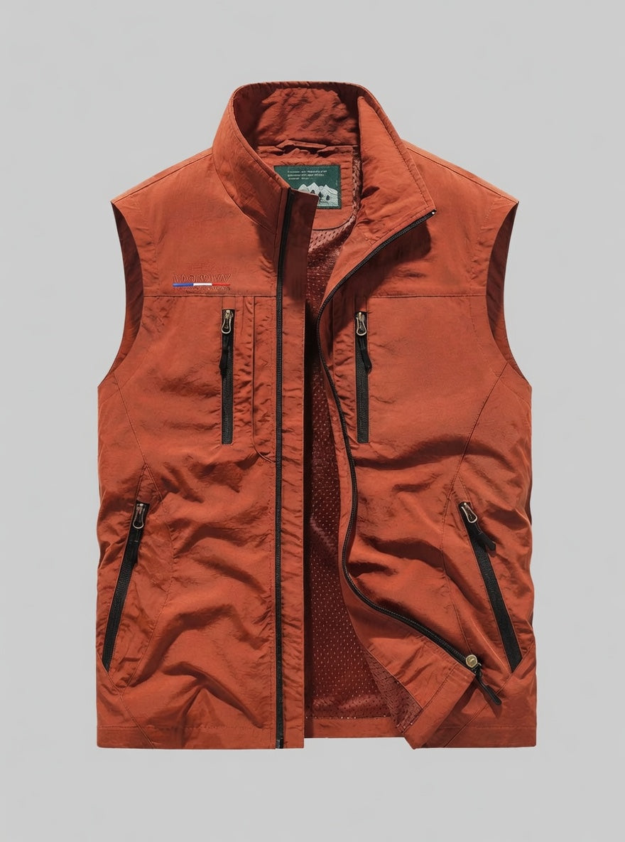 Ravento heren bodywarmer met zakken outdoor mouwloos vest
