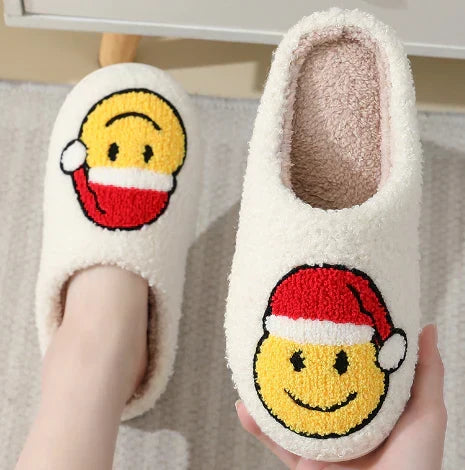 Yvette Kerstpantoffels – Warme Dames Huisslippers met Antislipzool