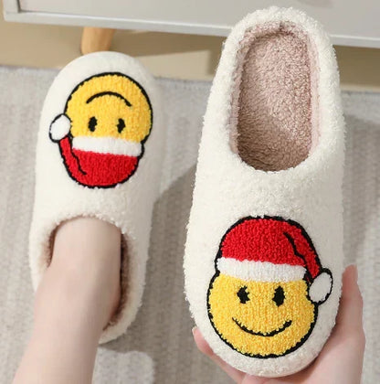 Yvette Kerstpantoffels – Warme Dames Huisslippers met Antislipzool