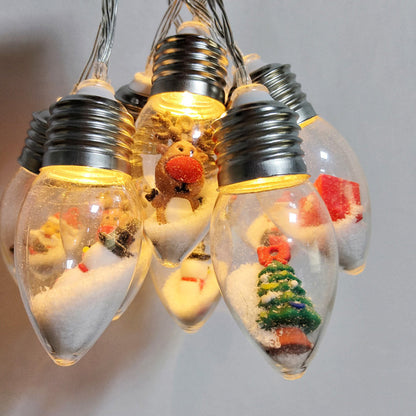 Roos Kerstlichtsnoer – LED Feestverlichting met Kerstfiguren