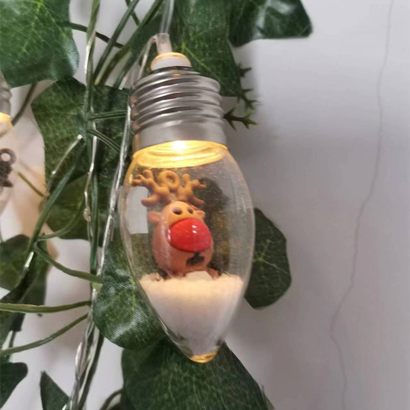 Roos Kerstlichtsnoer – LED Feestverlichting met Kerstfiguren