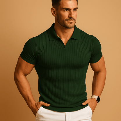 Heren Poloshirt Sven | Slim Fit met Verfijnde Kraag