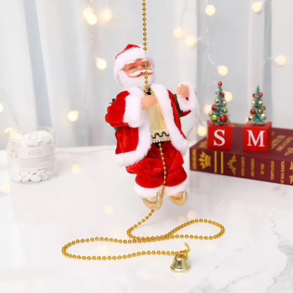 Klimmende Kerstman 26 cm – Bewegende Kerstdecoratie met Verlichting