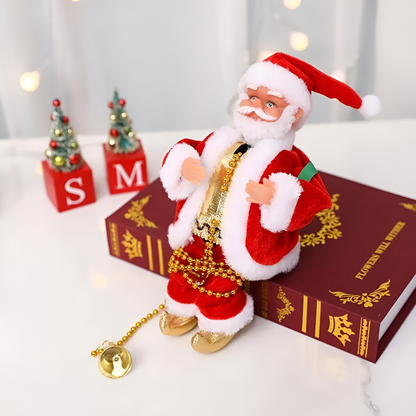 Klimmende Kerstman 26 cm – Bewegende Kerstdecoratie met Verlichting