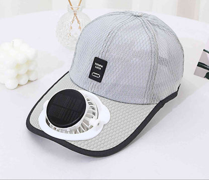 KoelWind Pet met Ventilator op Zonne-energie en USB Oplaadbaar