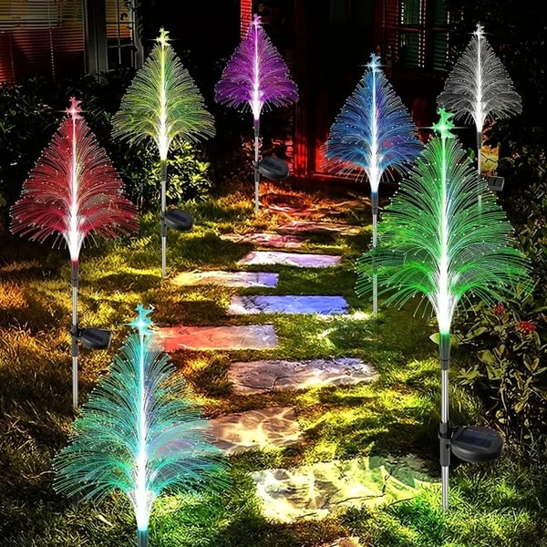 HolidayGlow - 7 kleurveranderende zonne-energie kerstboomlichten
