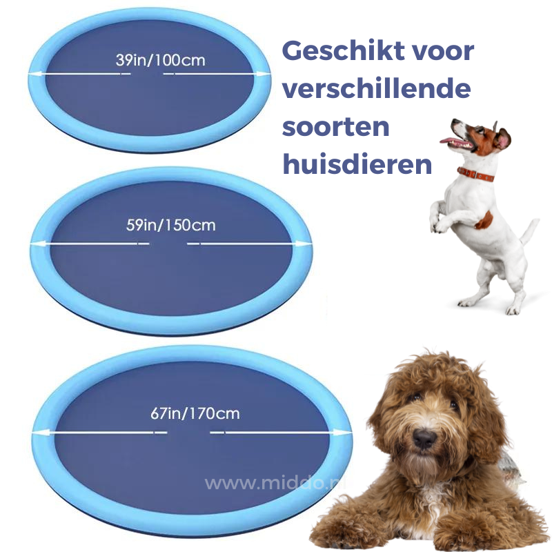 AquaPret Waterspeelmat voor Kinderen en Honden Tuinplezier