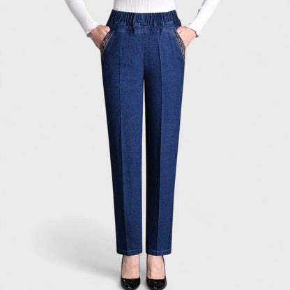 Emma | Comfortabele Stretchjeans Met Zijzakken En Elastische Taille Voor Dames