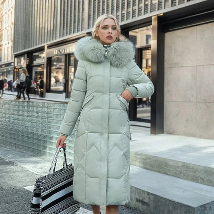 Nora Dames Parka – Warme Winterjas met Capuchon en Stormflap