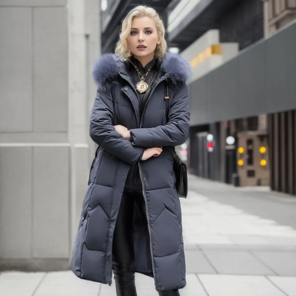 Nora Dames Parka – Warme Winterjas met Capuchon en Stormflap