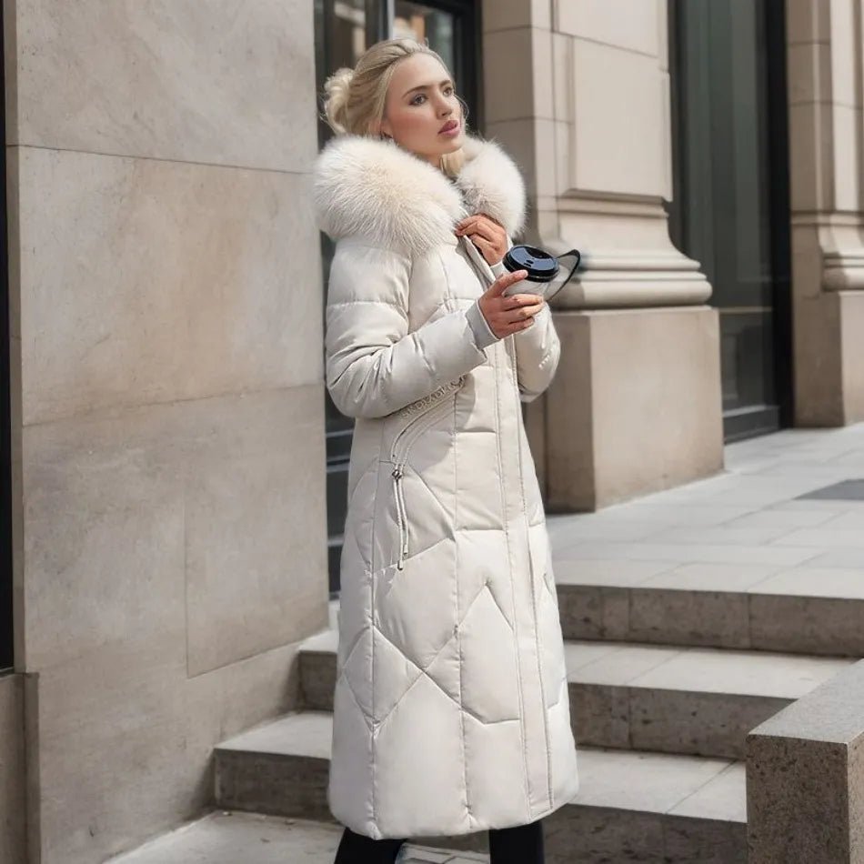 Nora Dames Parka – Warme Winterjas met Capuchon en Stormflap