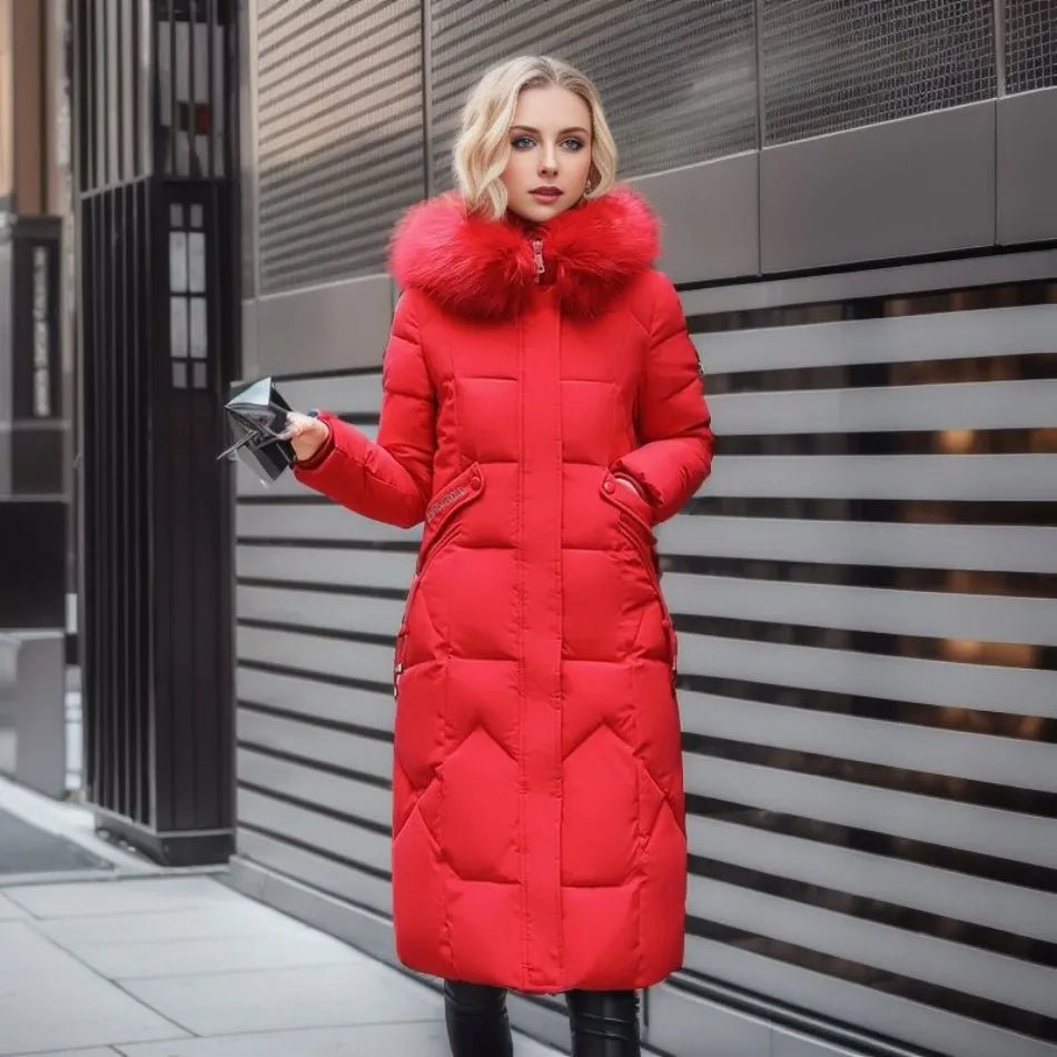 Nora Dames Parka – Warme Winterjas met Capuchon en Stormflap