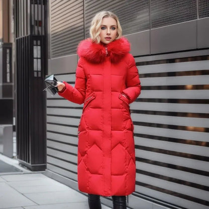 Nora Dames Parka – Warme Winterjas met Capuchon en Stormflap