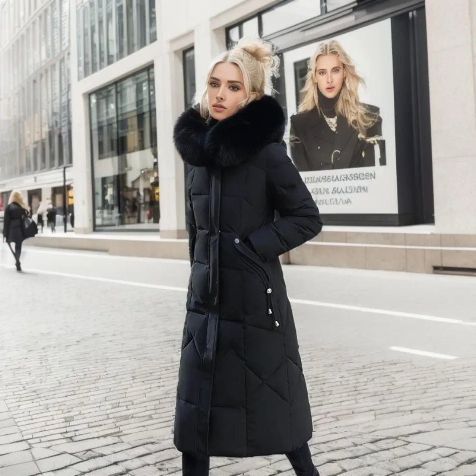 Nora Dames Parka – Warme Winterjas met Capuchon en Stormflap