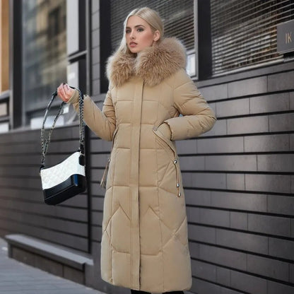 Nora Dames Parka – Warme Winterjas met Capuchon en Stormflap