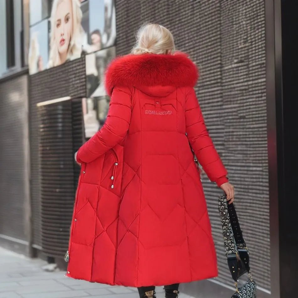 Nora Dames Parka – Warme Winterjas met Capuchon en Stormflap