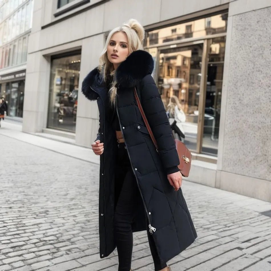 Nora Dames Parka – Warme Winterjas met Capuchon en Stormflap