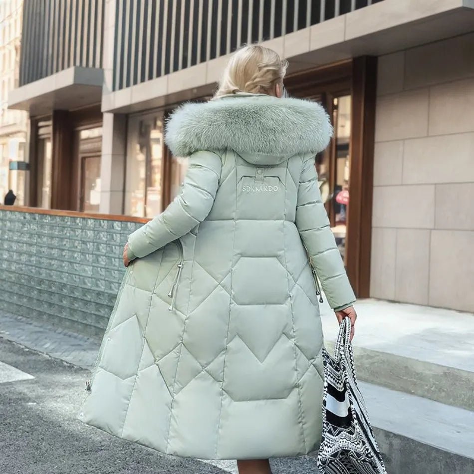 Nora Dames Parka – Warme Winterjas met Capuchon en Stormflap