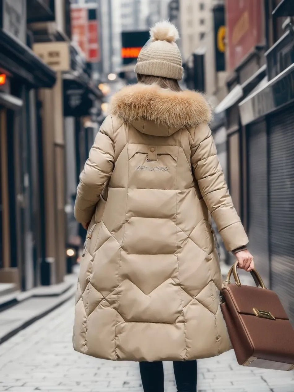 Nora Dames Parka – Warme Winterjas met Capuchon en Stormflap