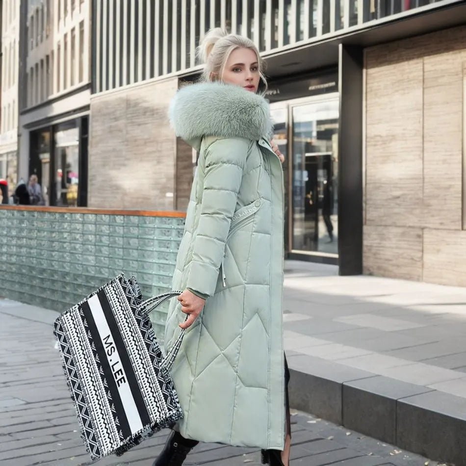 Nora Dames Parka – Warme Winterjas met Capuchon en Stormflap