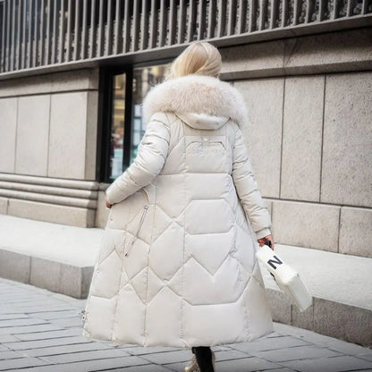 Nora Dames Parka – Warme Winterjas met Capuchon en Stormflap