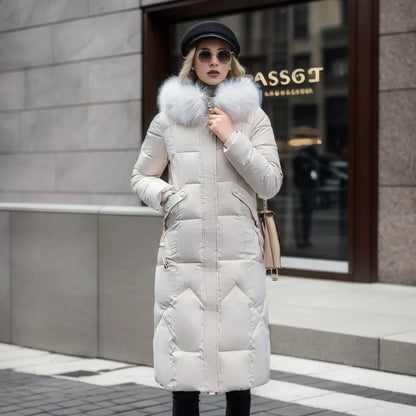 Nora Dames Parka – Warme Winterjas met Capuchon en Stormflap