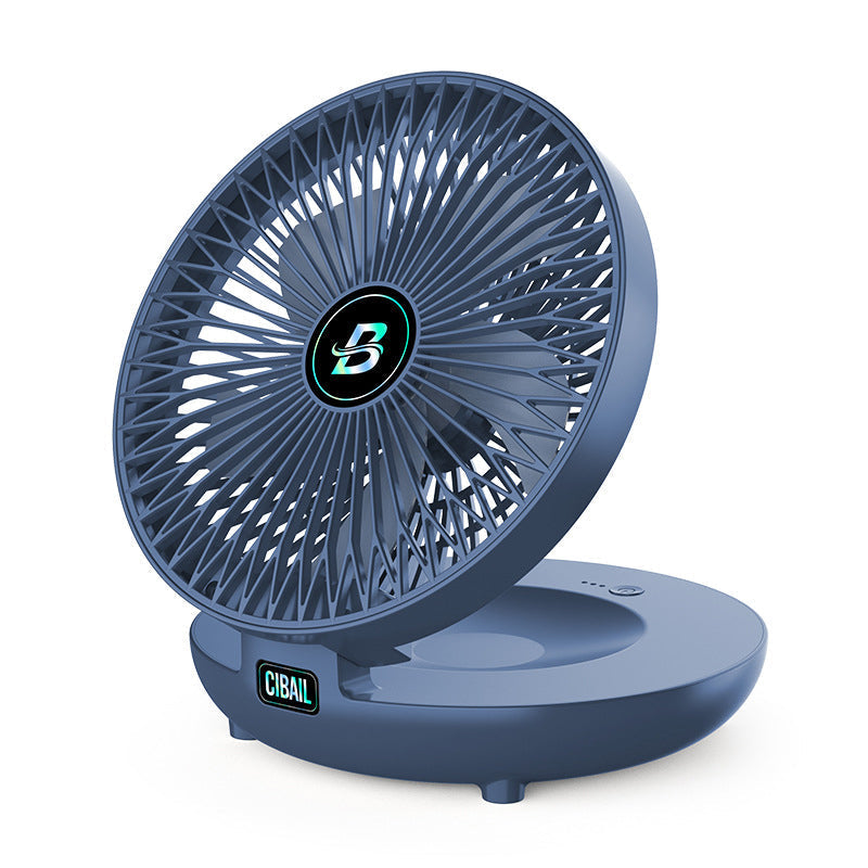 FluistraBries Mini Ventilator Oplaadbaar met 5-Blads Koeling