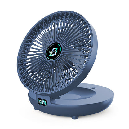 FluistraBries Mini Ventilator Oplaadbaar met 5-Blads Koeling