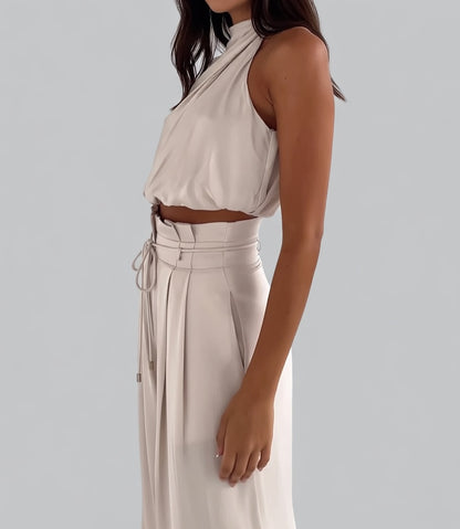 Zomerse Dames Tweedelige Set Liva – Comfortabele Elegante Outfit