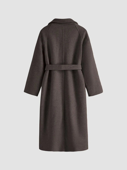 Elise Dames Manteljas van Wolblend – Tijdloos, Warm en Elegant