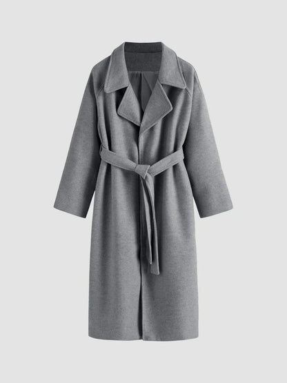Elise Dames Manteljas van Wolblend – Tijdloos, Warm en Elegant