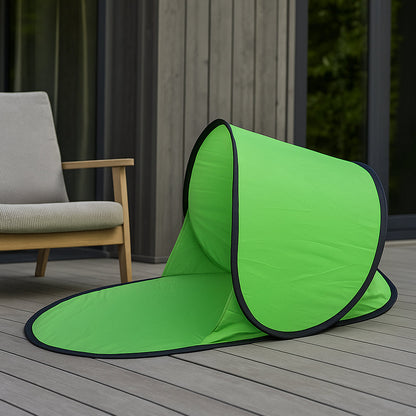 ZonVrij Gezichtsparasol Kap – Opvouwbaar UV Scherm met Telefoonvenster