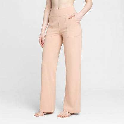 ComfortStretch Damesbroek – Hoge Taille Elastische Comfort Fit Broek