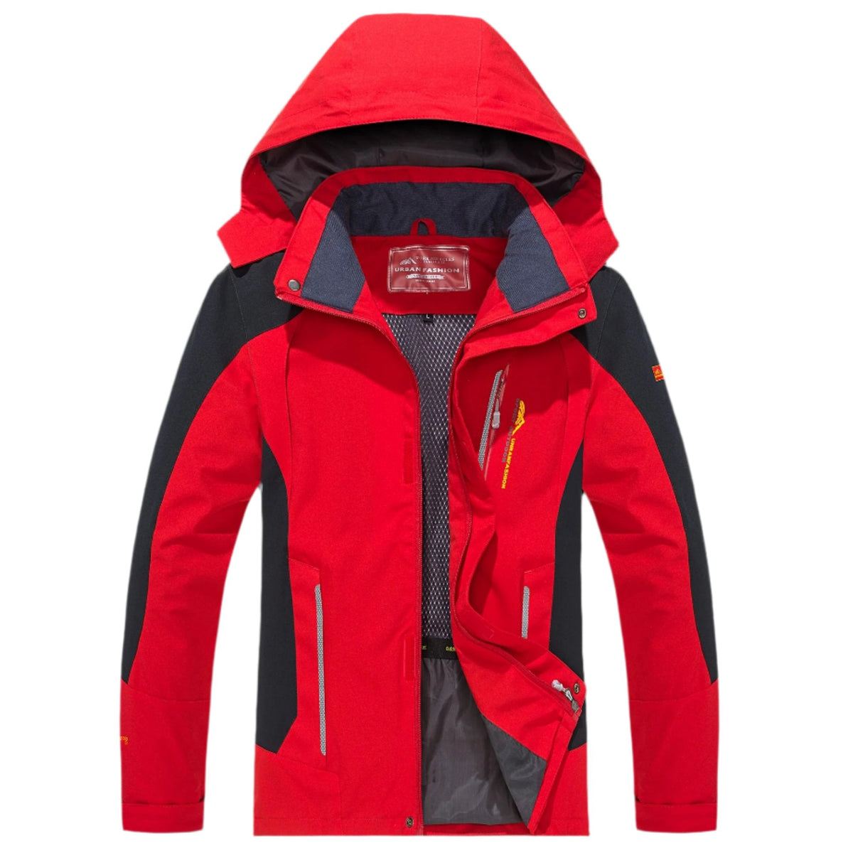 Heren Outdoorjas Water- en Winddicht met Capuchon voor Wandelen