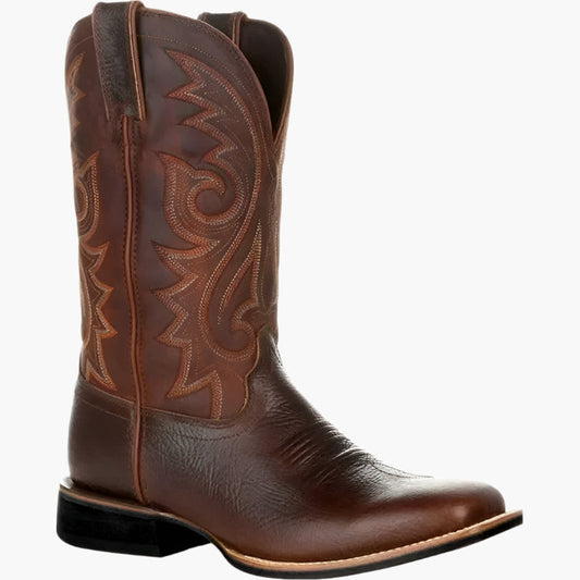Heren Western cowboylaarzen – Stijlvolle en robuuste PU-kunstlederen laarzen voor dagelijks gebruik & feesten