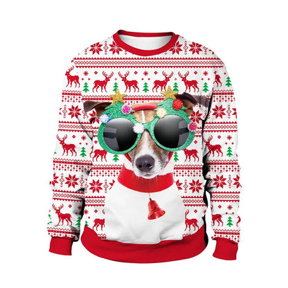 Bram Kersttrui Heren – Feestelijke Trui met Klassieke Kerstprint