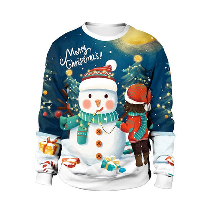 Bram Kersttrui Heren – Feestelijke Trui met Klassieke Kerstprint